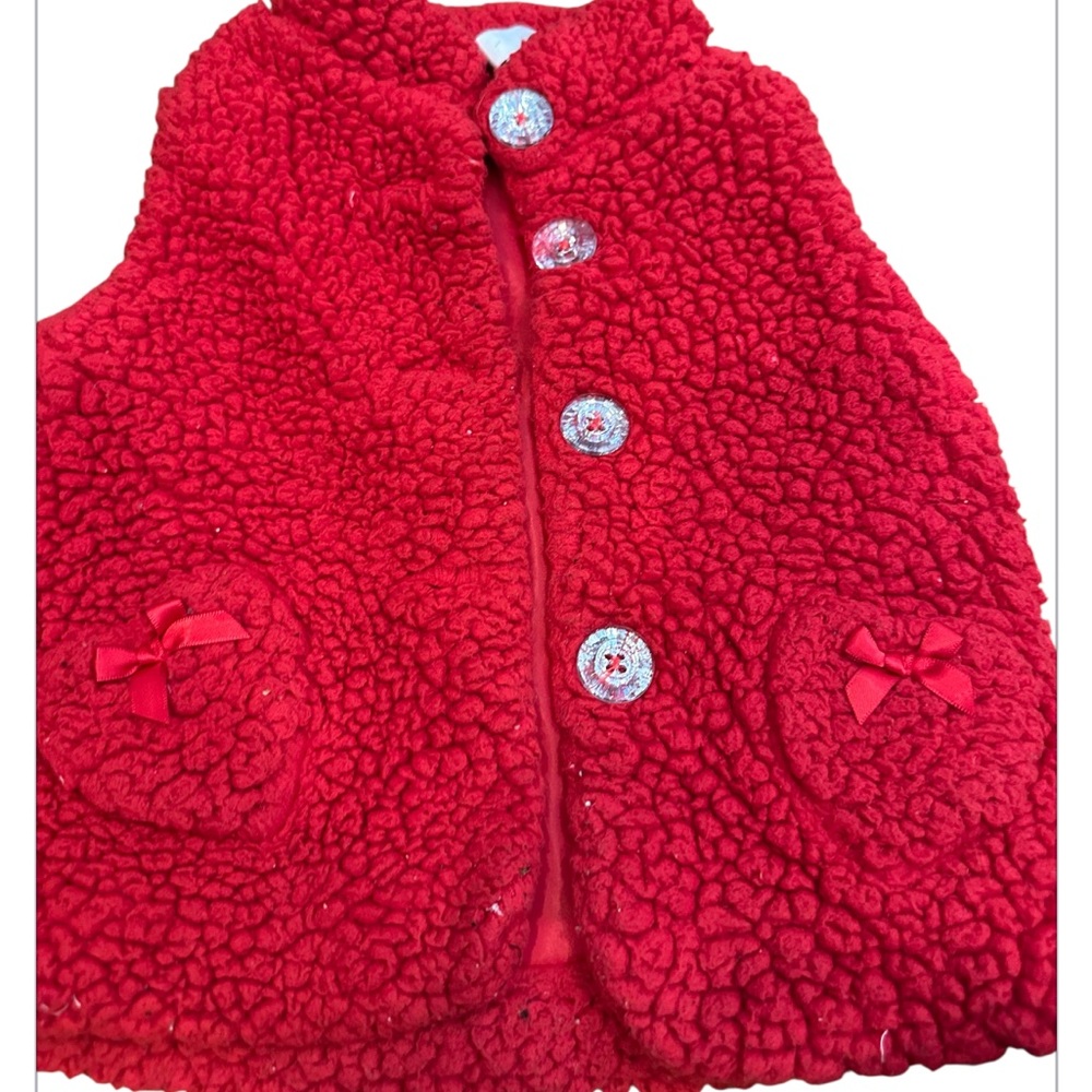 Kids Headquarters Vibrant Red Sherpa Vest